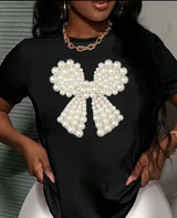 Pearl Bow Tee