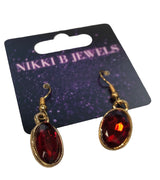 Simple Ruby Earrings