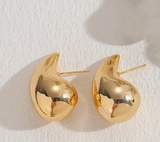 Metallic Drop Earrings